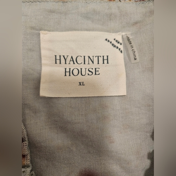 Tuckernuck Hyacinh House Rela Floral Ruffle Babydoll Blouse Size M - Picture 12 of 13